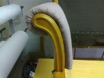 Fauteuil capitonn&eacute;